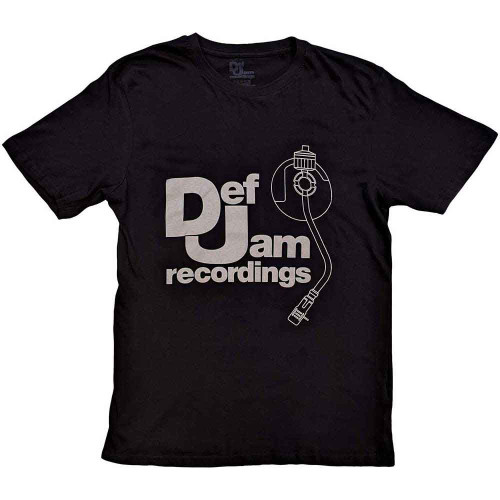 Def Jam Recordings 'Logo & Stylus' (Black) T-Shirt