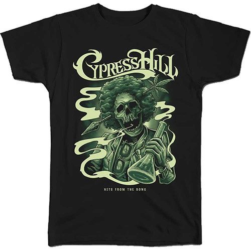 Cypress Hill 'Skull Bong' (Black) T-Shirt