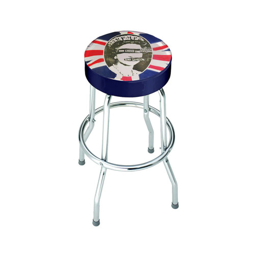 Sex Pistols 'God Save The Queen' Rocksax Bar Stool