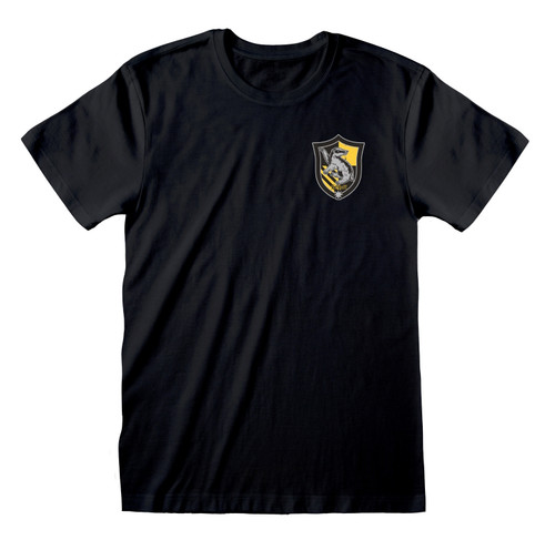 Harry Potter 'Quidditch Hufflepuff 07' (Black) T-Shirt