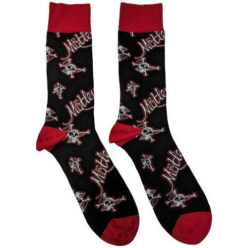 Motley Crue 'Feelgood Repeat' (Black) Socks (One Size = UK 7-11)