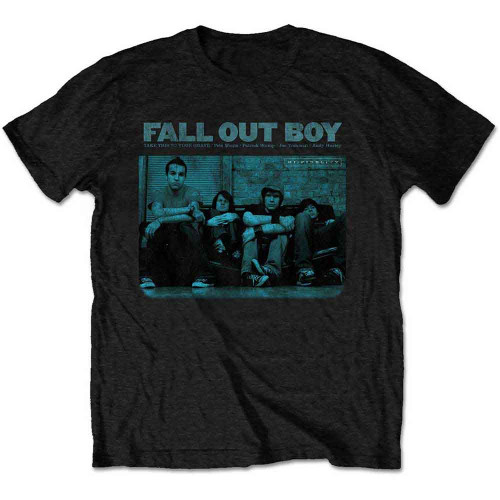 Fall Out Boy Tシャツ Sサイズ 黒 Fall Out Boy 'Punk Scratch' (Black) T-Shirt | Eyesore Merch