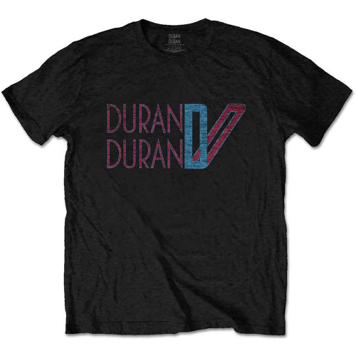 Duran Duran 'Double D Logo' (Black) T-Shirt