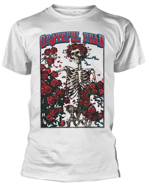 Grateful Dead 'Bertha & Logo' (White) T-Shirt