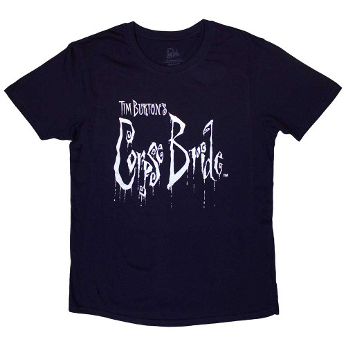 Tim Burton's Corpse Bride 'Logo' (Navy) T-Shirt