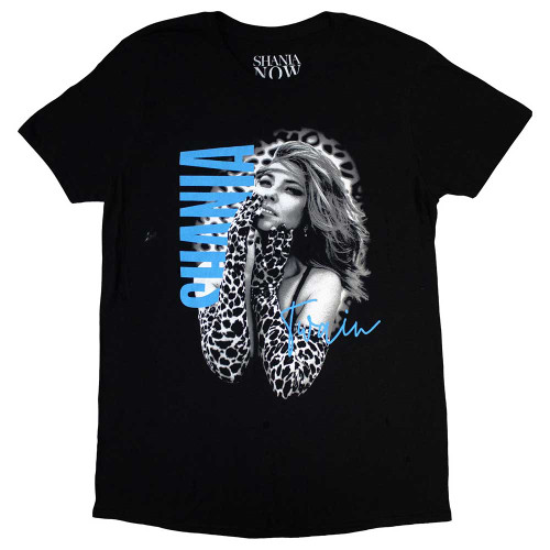 Shania Twain 'Tour 2018 Gloves Photo' (Black) T-Shirt