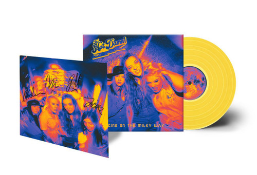 The Hot Damn! 'Dancing On The Milky Way' LP Sunshine Yellow Vinyl with HAND SIGNED PHOTO CARD