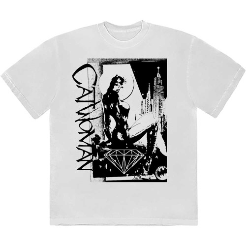 Catwoman 'Skyline' (White) T-Shirt