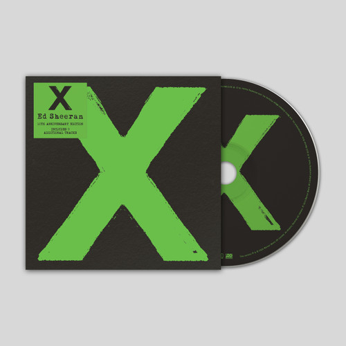 PRE-ORDER - Ed Sheeran 'X (10 Year Anniversary Edition)' CD Softpack - RELEASE DATE 21st June 2024