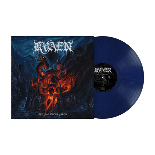 Kvaen 'The Formless Fires' LP Dark Midnight Blue Marbled Vinyl