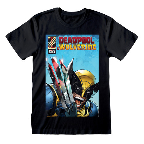 Deadpool 'Wolverine Reflection' (Black) T-Shirt