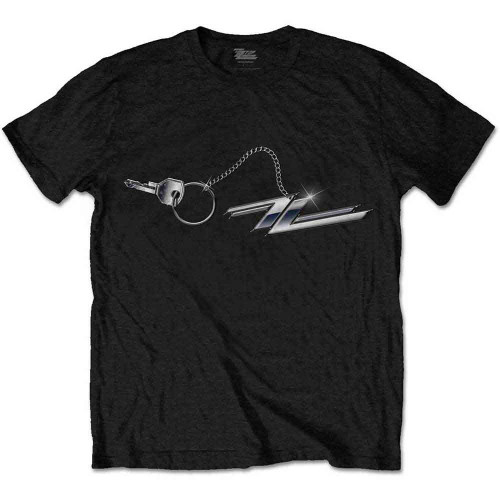 ZZ Top 'Hot Rod Keychain' (Black) T-Shirt