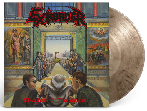 PRE-ORDER - Exhorder 'Slaughter in The Vatican' LP 180g Crystal Clear Black Marbled Vinyl - RELEASE DATE 14th June 2024