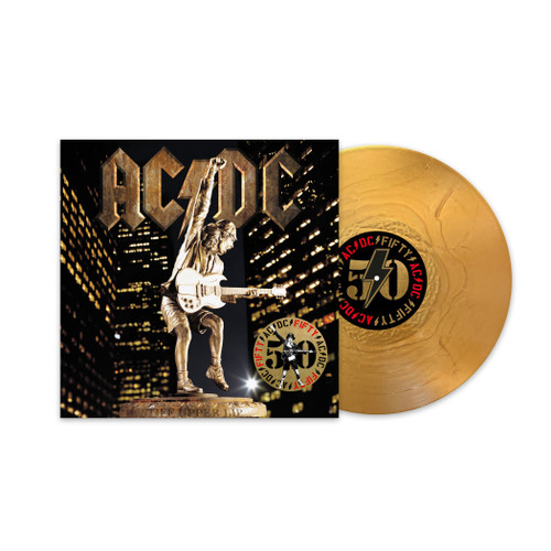 PRE-ORDER - AC/DC 'Stiff Upper Lip' (50th Anniversary) LP Gold Vinyl - RELEASE DATE 21st June 2024