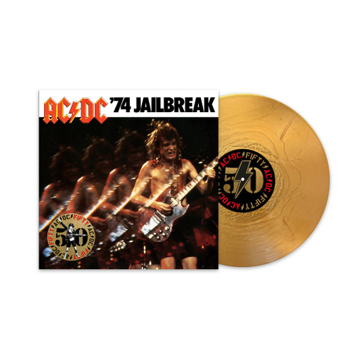 PRE-ORDER - AC/DC '74 Jailbreak' (50th Anniversary) EP Gold Vinyl - RELEASE DATE 21st June 2024