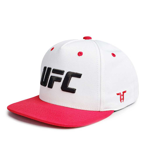 Tokyo Time x UFC 'UFC Retro Sport Black Logo' (White & Red) Baseball Cap