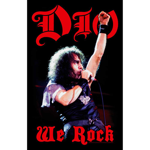 Dio 'We Rock' Textile Poster