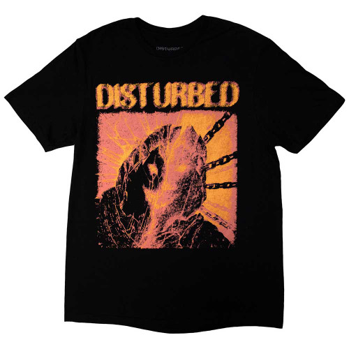 Disturbed 'European Tour '23 Medallion' (Black) T-Shirt ¦ Eyesore