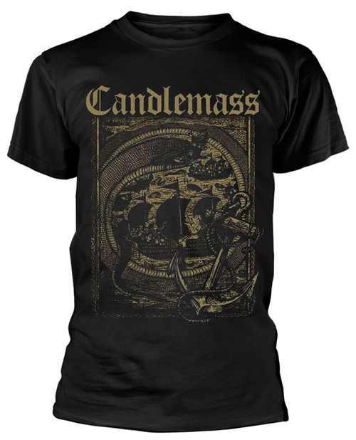 Candlemass 'The Great Octopus' (Black) T-Shirt Front