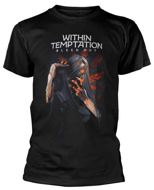 Within Temptation 'Bleed Out Album (Back Print)' (Black) T-Shirt Front