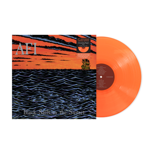 AFI 'Black Sails in the Sunset' (25th Anniversary Edition) LP Neon Orange Vinyl