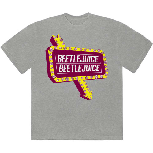 Beetlejuice 'Beetlesign' (Grey) T-Shirt