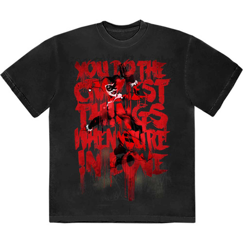 Harley Quinn 'Craziest Things' (Black) T-Shirt