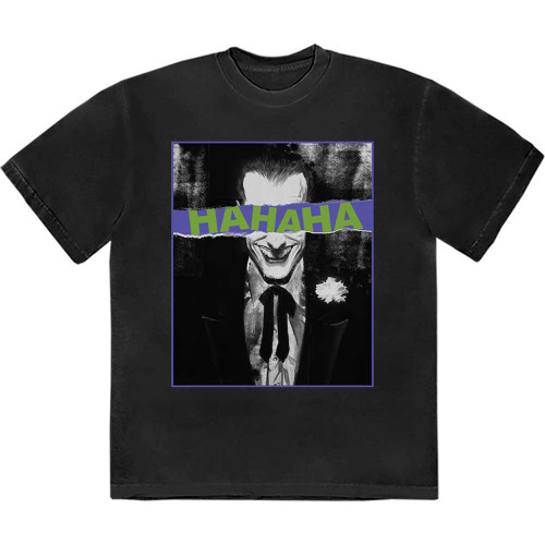 The Joker 'Hahaha Eyes' (Black) T-Shirt