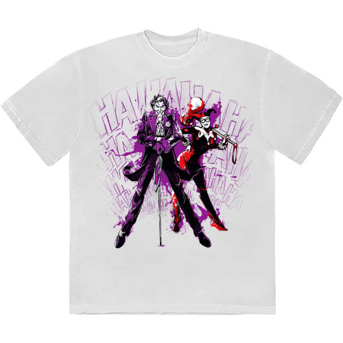 The Joker 'Harley & Joker Haha' (White) T-Shirt