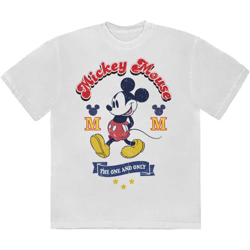 Disney Mickey Mouse 'One & Only' (White) T-Shirt