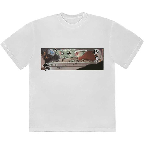 Star Wars - The Mandalorian 'Grogu Frame' (White) T-Shirt