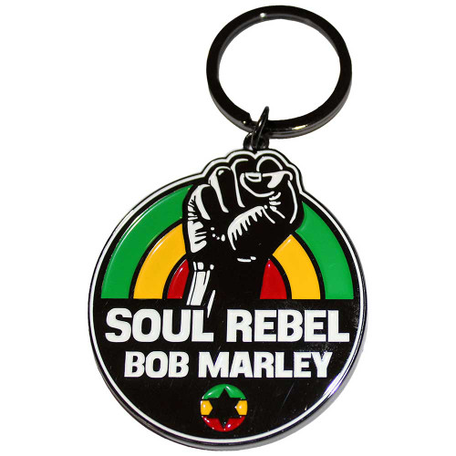 Bob Marley 'Soul Rebel' Keyring