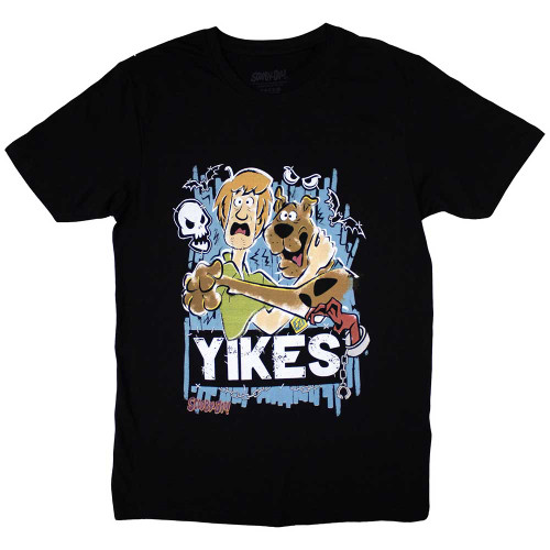 Scooby Doo 'Yikes!' (Black) T-Shirt