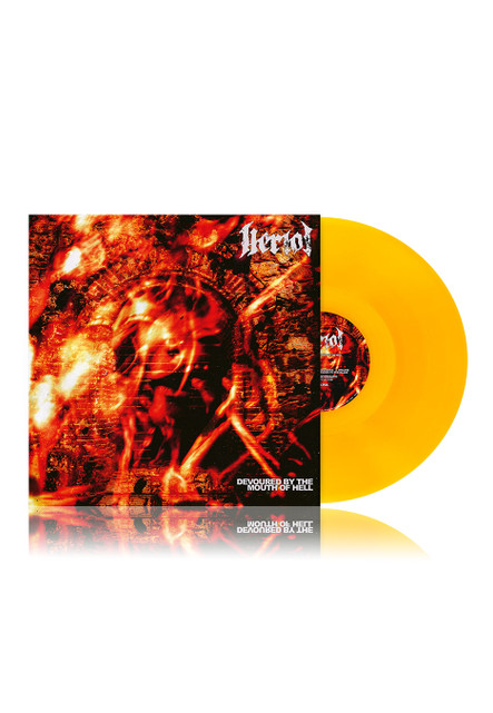 PRE-ORDER - Heriot 'Devoured By The Mouth Of Hell' LP  Transparent Orange Vinyl - RELEASE DATE 27th September 2024