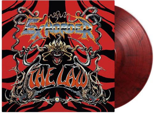 PRE-ORDER - Exhorder 'The Law' LP 180g Red Black Marbled Vinyl - RELEASE DATE 26th July 2024