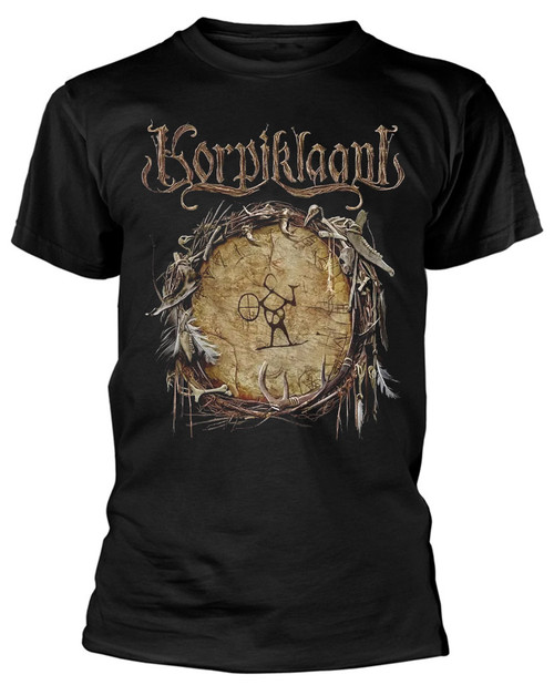 Korpiklaani 'Rankarumpu' (Black) T-Shirt Front