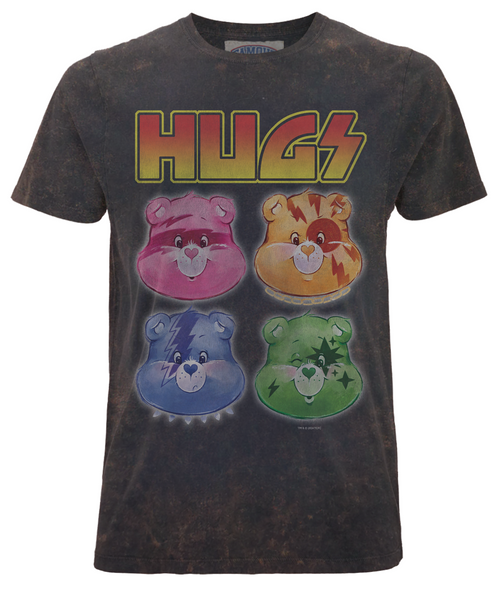 Care Bears 'Hugs' (Washed Black) T-Shirt