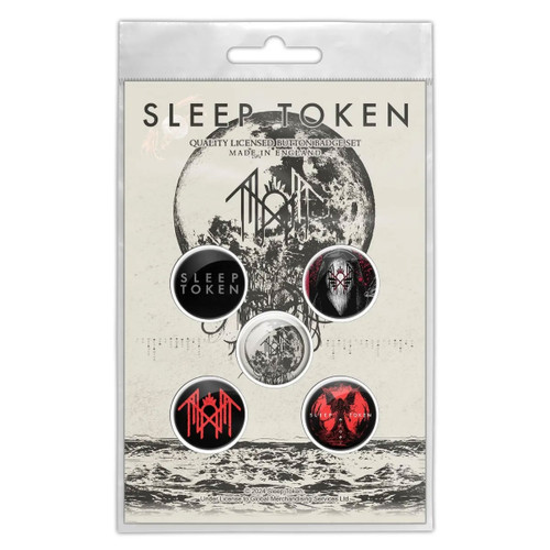 Sleep Token 'Take Me Back To Eden' Button Badge Pack
