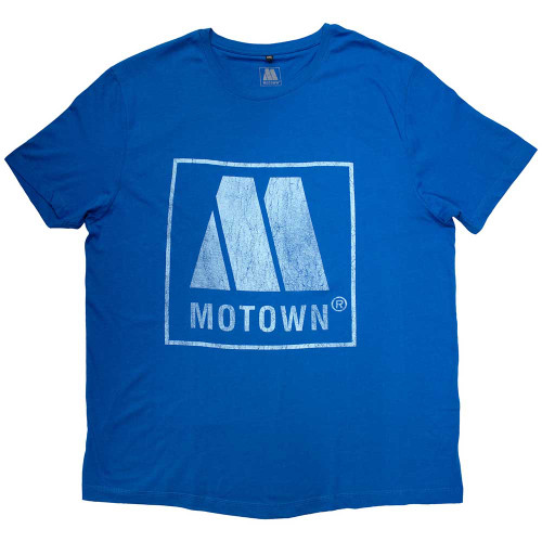 Motown 'Vintage Logo' (Bright Blue) T-Shirt
