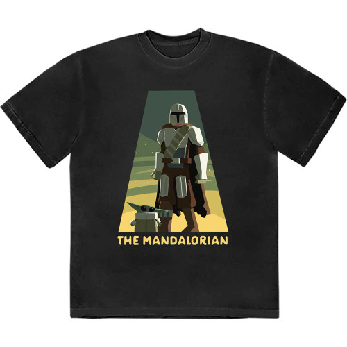 Star Wars - The Mandalorian 'Spotlight' (Black) T-Shirt