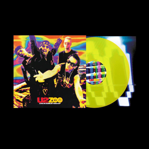 U2 'ZOO TV Live In Dublin 1993' LP Neon Yellow Vinyl