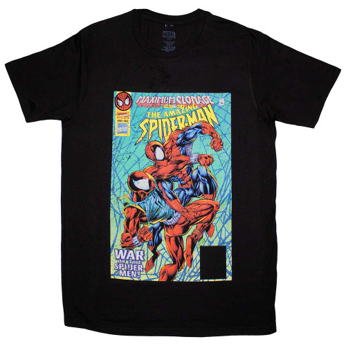 Marvel Spider-Man 'War Of The Spider-Men Comic Cover' (Black) T-Shirt