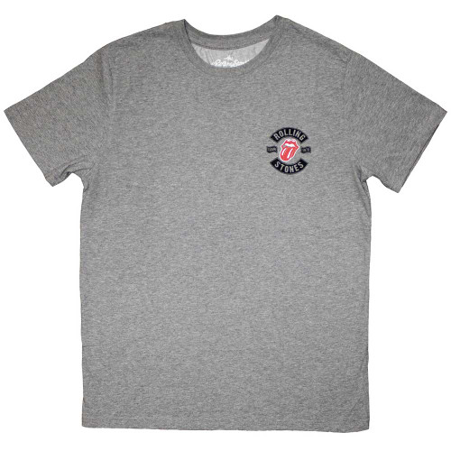 The Rolling Stones 'Mini Tour '78 Logo' (Grey) T-Shirt