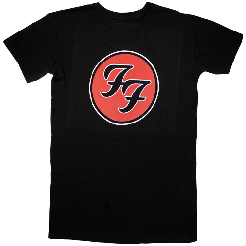 Foo Fighters 'FF Logo' (Black) Womens T-Shirt Dress