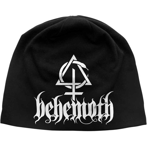 Behemoth 'Opvs Contra Natvram JD Print' (Black) Beanie Hat
