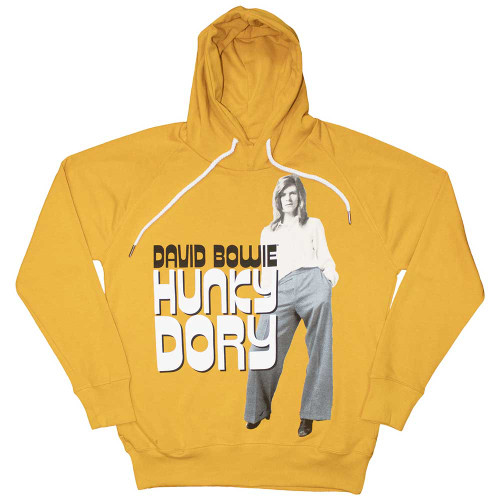 David Bowie 'Hunky Dory 2' (Yellow) Pull Over Hoodie