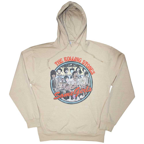 The Rolling Stones 'Some Girls Circle' (Sand) Pull Over Hoodie