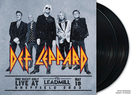 Def Leppard 'One Night Only Live at The Leadmill Sheffield May 19, 2023' 2LP Black Vinyl