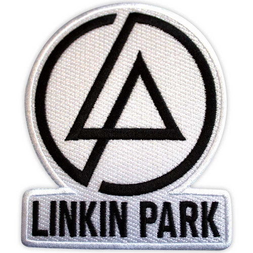 Linkin Park 'Concentric Text Logo White' Patch