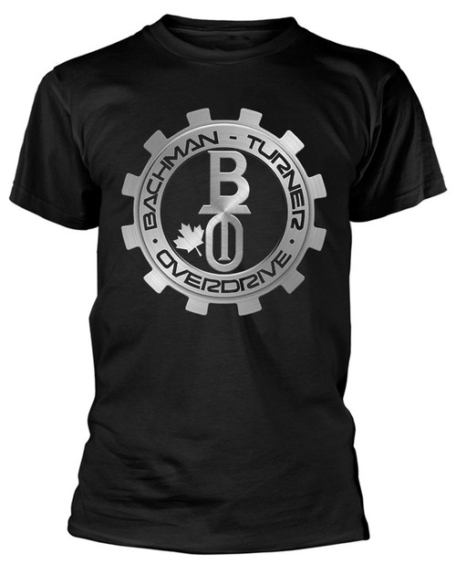 Bachman Turner Overdrive 'Gear Logo' (Black) T-Shirt
